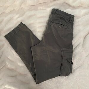Zara Men's Charcoal/Army Green Cargo Pants